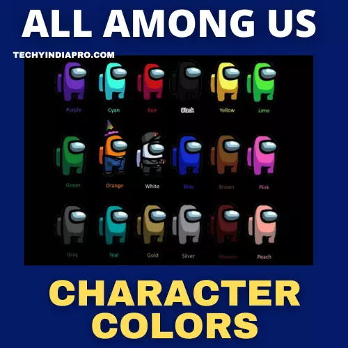 Among Us: A list of all colors and their call-outs in-game