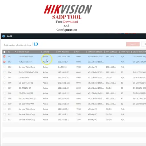 Sadp tool download (2024) Hikvision SADP Tool Download – Free Hikvision IP Finder 2024